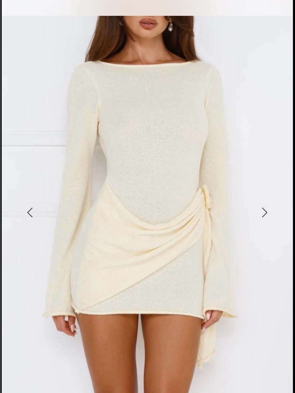 Hello Molly Yellow Mini Dress